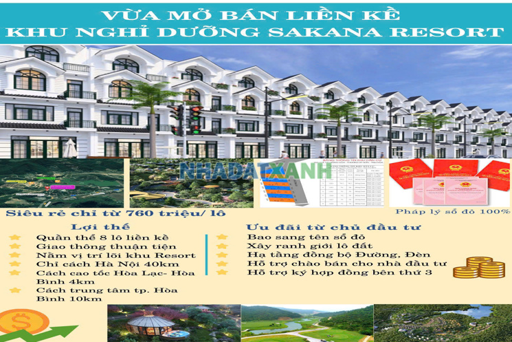 🌄 SỞ HỮU LÔ ĐẤT FULL THỔ CƯ GẦN SAKANA RESORT KỲ SƠN – GIÁ CHỈ HƠN 700 TRIỆU