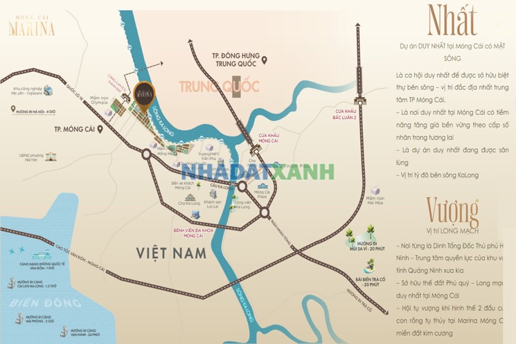Chỉ 31Tr/m² – Marina Móng Cái “Đốt Nóng” Thị Trường Với Vị Trí Sát Sông Klong!