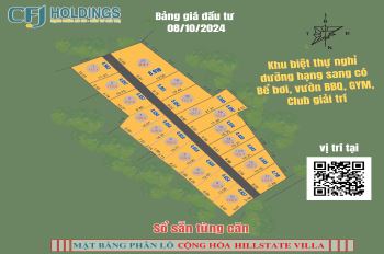 🌿 đầu tư biệt thự nghỉ dưỡng cao cấp trên đồi cộng hòa